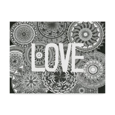 Nicky Kumar 'Love Mandala Page' Canvas Art,35x47